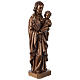 Saint Joseph en bronze du Val Gardena fibre de verre 60 cm s3