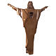 Crucifijo Cristo Rey bronceado Val Gardena fibra de vidrio 60 cm s7