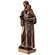 San Antonio bronceado Val Gardena fibra de vidrio 60 cm s3