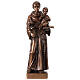 Bronzed St. Anthony Statue in Val Gardena Fiberglass, 60 cm s1
