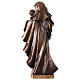 Virgen del Corazón bronceada Val Gardena fibra de vidrio 60 cm s9