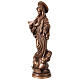 Madonna Medjugorje bronzata Val Gardena fibra di vetro 60 cm s3