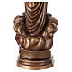 Madonna Medjugorje bronzata Val Gardena fibra di vetro 60 cm s8