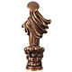 Madonna Medjugorje bronzata Val Gardena fibra di vetro 60 cm s9