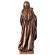 Virgen de la Esperanza para exterior bronceada Val Gardena fibra de vidrio 60 cm s7