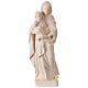 Virgen de la Esperanza blanca Val Gardena fibra de vidrio 60 cm s1