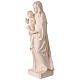 Virgen de la Esperanza blanca Val Gardena fibra de vidrio 60 cm s3