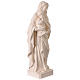 Virgen de la Esperanza blanca Val Gardena fibra de vidrio 60 cm s5