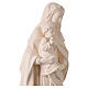 Virgen de la Esperanza blanca Val Gardena fibra de vidrio 60 cm s6