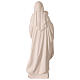 Virgen de la Esperanza blanca Val Gardena fibra de vidrio 60 cm s7