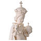 Outdoor white fibreglass Infant Jesus of Prague, Val Gardena, 24 in s2