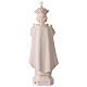 Outdoor white fibreglass Infant Jesus of Prague, Val Gardena, 24 in s9