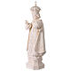 Niño de Praga para exterior Val Gardena fibra de vidrio blanca 60 cm s3