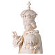Niño de Praga para exterior Val Gardena fibra de vidrio blanca 60 cm s4