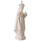 Niño de Praga para exterior Val Gardena fibra de vidrio blanca 60 cm s5