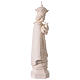 Niño de Praga para exterior Val Gardena fibra de vidrio blanca 60 cm s7