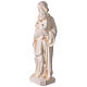Outdoor white fibreglass statue of St. Joseph, Val Gardena, 24 in s3