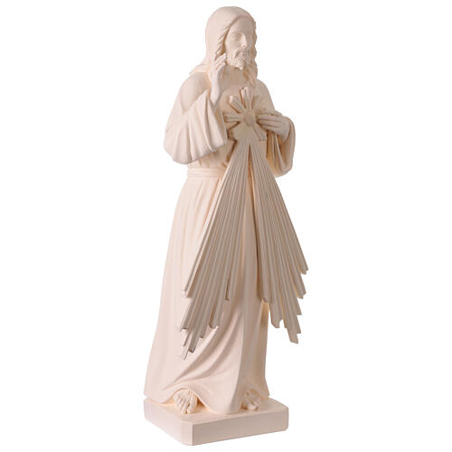 Jesús Misericordioso para exterior Val Gardena fibra de vidrio blanca 60 cm 5
