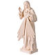 Jesús Misericordioso para exterior Val Gardena fibra de vidrio blanca 60 cm s3