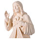 Jesús Misericordioso para exterior Val Gardena fibra de vidrio blanca 60 cm s4