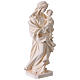 Herzmadonna für den Außenbereich – 60 cm weiße Fiberglas-Statue, Grödnertal s4