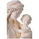 Madonna of the Heart for outdoor use, white fibreglass, Val Gardena, 24 in s2