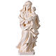 Virgen del Corazón para exterior fibra de vidrio blanco Val Gardena 60 cm s1