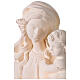Virgen del Corazón para exterior fibra de vidrio blanco Val Gardena 60 cm s9