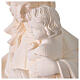 Virgen del Corazón para exterior fibra de vidrio blanco Val Gardena 60 cm s10