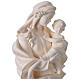 Virgen del Corazón para exterior fibra de vidrio blanco Val Gardena 60 cm s11