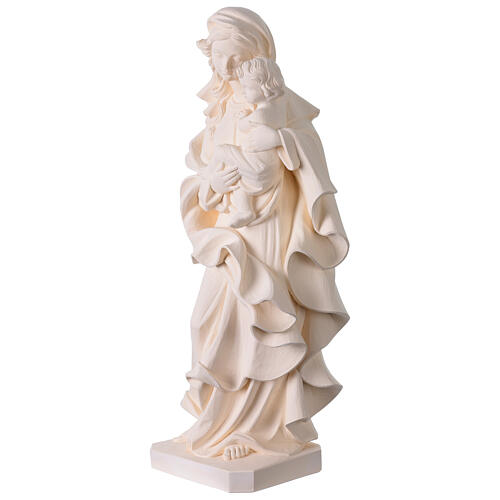 Notre-Dame du Cœur pour extérieur en fibre de verre blanc Val Gardena 60 cm 6