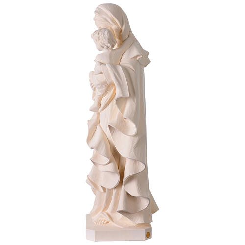 Madonna of the Heart for outdoor white fiberglass Val Gardena, 60 cm 8