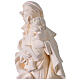 Madonna of the Heart for outdoor white fiberglass Val Gardena, 60 cm s7