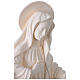Notre-Dame de Medjugorje extérieur en résine de fibre de verre blanche Val Gardena 60 cm s5