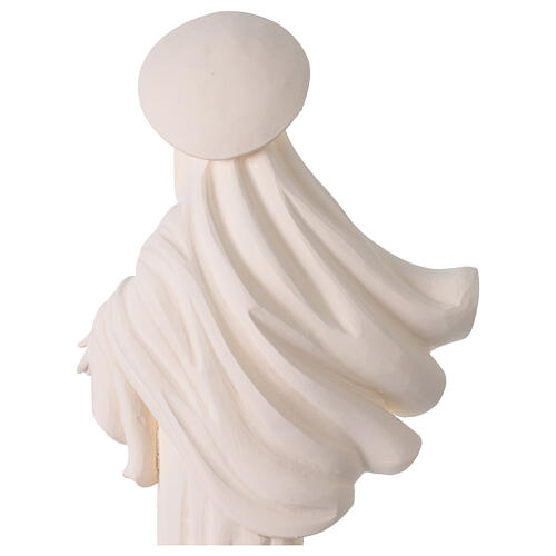 Madonna Medjugorje per esterno vetroresina bianco Val Gardena 60 cm 10