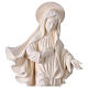 Madonna Medjugorje per esterno vetroresina bianco Val Gardena 60 cm s3