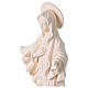 Madonna Medjugorje per esterno vetroresina bianco Val Gardena 60 cm s6