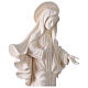 Madonna Medjugorje per esterno vetroresina bianco Val Gardena 60 cm s8