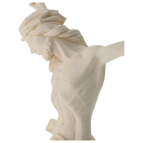Jesus Body for outdoor use Val Gardena white fiberglass 60 cm 5