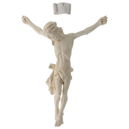 Corpo di Cristo per esterno Val Gardena fibra di vetro bianca 60 cm 1