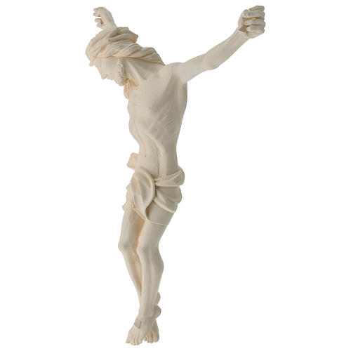 Corpo di Cristo per esterno Val Gardena fibra di vetro bianca 60 cm 4