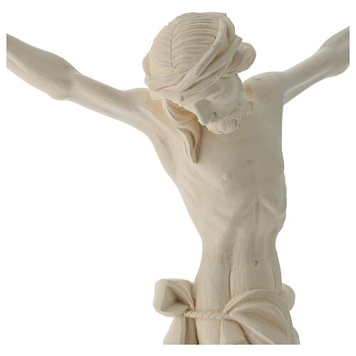 Corpo di Cristo per esterno Val Gardena fibra di vetro bianca 60 cm 7