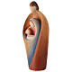 Holy Family statue in painted Val Gardena wood s2