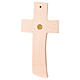 Crucifix with Holy Family, natural wood s5