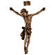 Corpo di Cristo bronzato per esterno Val Gardena fibra di vetro s1
