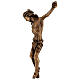 Corpo di Cristo bronzato per esterno Val Gardena fibra di vetro s4