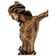 Corpo di Cristo bronzato per esterno Val Gardena fibra di vetro s5