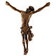 Corpo di Cristo bronzato per esterno Val Gardena fibra di vetro s9