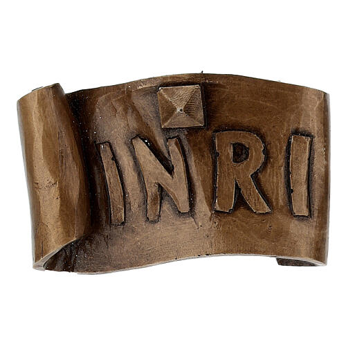 Bronzed Body of Christ for outdoors Val Gardena fiberglass 8