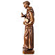Heiliger Franziskus für den Außenbereich – bronzierte Fiberglas-Statue, Grödnertal s7